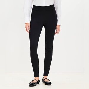 BOGO!!! LOFT Petite Ponte Leggings 2 pair medium petite- charcoal black & black